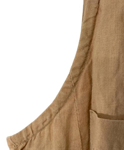 MaxMara（マックスマーラ）MaxMara (マックスマーラ) ノースリーブワンピース ベージュ サイズ:36の古着・服飾アイテム