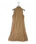MaxMara (マックスマーラ) ノースリーブワンピース ベージュ サイズ:36：5000円