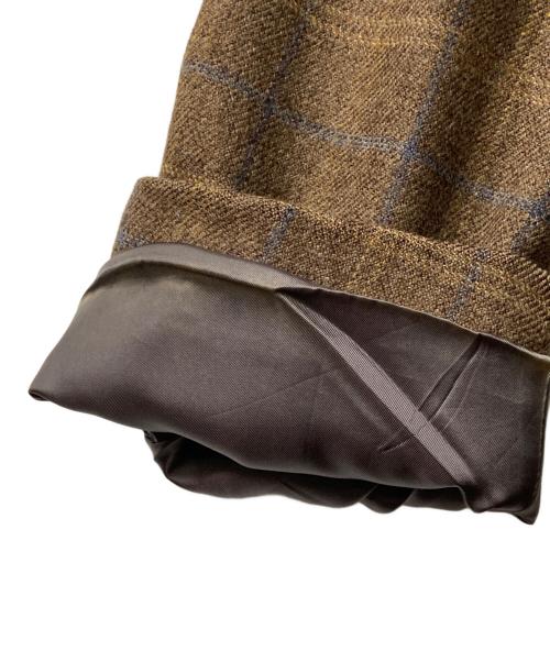 BROOKS BROTHERS（ブルックスブラザーズ）BROOKS BROTHERS (ブルックスブラザーズ) カシミヤ混3Bチェックテーラードジャケット ブラウン サイズ:40の古着・服飾アイテム