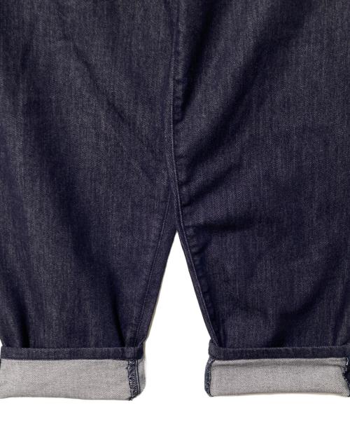 BLUE/自由区（ジユウク）BLUE/自由区 (ジユウク) ストレッチ ワイドパンツ インディゴ サイズ:38の古着・服飾アイテム