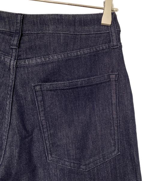 BLUE/自由区（ジユウク）BLUE/自由区 (ジユウク) ストレッチ ワイドパンツ インディゴ サイズ:38の古着・服飾アイテム