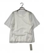 icBアイシービー）の古着「【洗える】シアージャージ カットソー」｜ホワイト