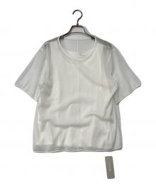 icB（アイシービー）の古着「【洗える】シアージャージ カットソー」｜ホワイト