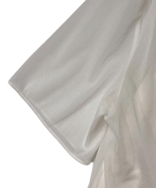 icB（アイシービー）icB (アイシービー) 【洗える】シアージャージ カットソー ホワイト サイズ:S(9) 未使用品の古着・服飾アイテム