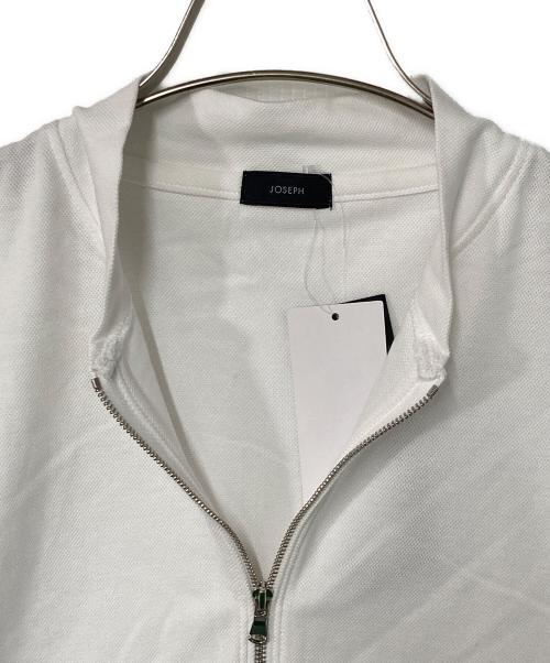 JOSEPH（ジョゼフ）JOSEPH (ジョゼフ) スビンギザカノコ ハーフジップ ホワイト サイズ:48の古着・服飾アイテム