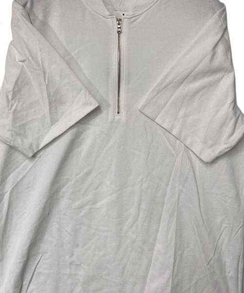 JOSEPH（ジョゼフ）JOSEPH (ジョゼフ) スビンギザカノコ ハーフジップ ホワイト サイズ:48の古着・服飾アイテム