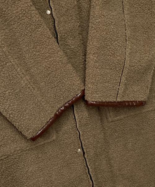 PUBLIC TOKYO（パブリックトウキョウ）PUBLIC TOKYO (パブリックトウキョウ) リバーシブルエナメルボアコート ブラウン サイズ:FREEの古着・服飾アイテム