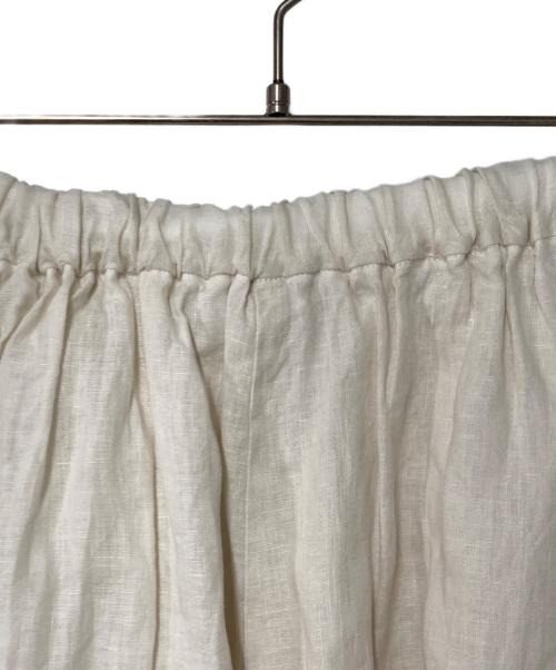 ATON（エイトン）ATON (エイトン) リネンロングスカート アイボリー サイズ:1の古着・服飾アイテム