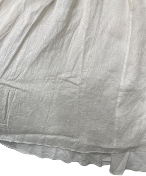 ATON（エイトン）ATON (エイトン) リネンロングスカート アイボリー サイズ:1の古着・服飾アイテム