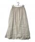 ATON（エイトン）の古着「リネンロングスカート」｜アイボリー