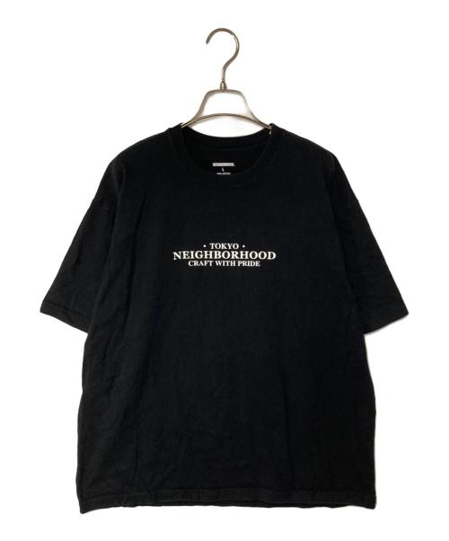 NEIGHBORHOOD（ネイバーフッド）NEIGHBORHOOD (ネイバーフッド) プリントTシャツ ブラック サイズ:Lの古着・服飾アイテム