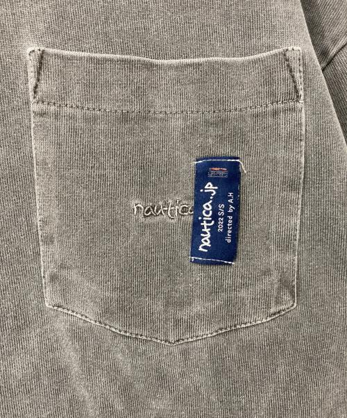 NAUTICA（ノーティカ）NAUTICA (ノーティカ) ポケットTシャツ グレー サイズ:Ｍの古着・服飾アイテム