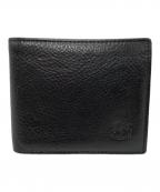 IL BISONTEイル ビゾンテ）の古着「2つ折り財布」｜ブラック