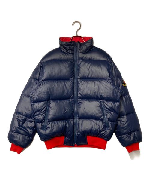 MONCLER（モンクレール）MONCLER (モンクレール) リバーシブルダウンジャケット ネイビー×レッド サイズ:165cmの古着・服飾アイテム