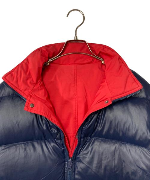 MONCLER（モンクレール）MONCLER (モンクレール) リバーシブルダウンジャケット ネイビー×レッド サイズ:165cmの古着・服飾アイテム