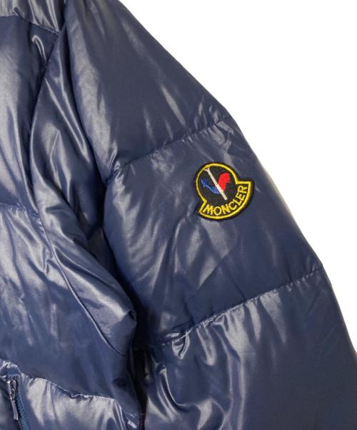 MONCLER（モンクレール）MONCLER (モンクレール) リバーシブルダウンジャケット ネイビー×レッド サイズ:165cmの古着・服飾アイテム