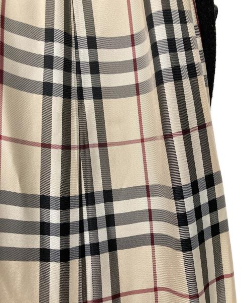 BURBERRY BLUE LABEL（バーバリーロンドンブルーレーベル）BURBERRY BLUE LABEL (バーバリーロンドンブルーレーベル) アンゴラ混ステンカラーコート ブラック サイズ:40の古着・服飾アイテム