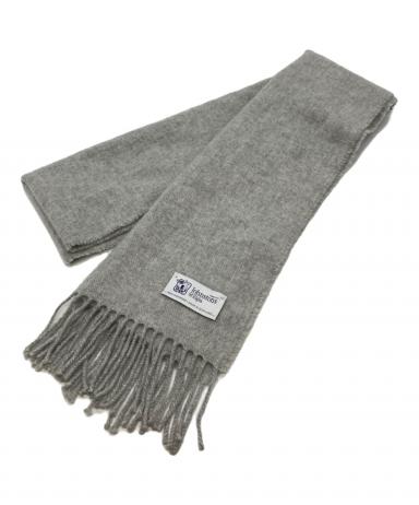 小判 Johnstons of Elgin カシミヤ マフラー ストール グレー 中古・古着通販】JOHNSTONS OF ELGIN (ジョンストンズオブエルガン
