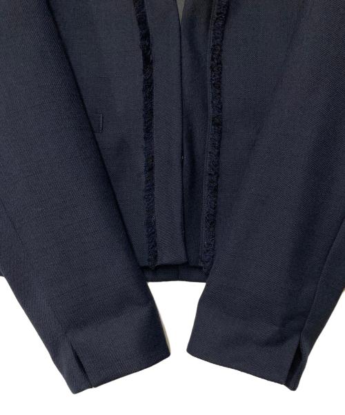 Demi-Luxe Beams（デミルクス ビームス）Demi-Luxe BEAMS (デミルクス ビームス) スラブツイード ワンピースセットアップ ネイビー サイズ:38の古着・服飾アイテム