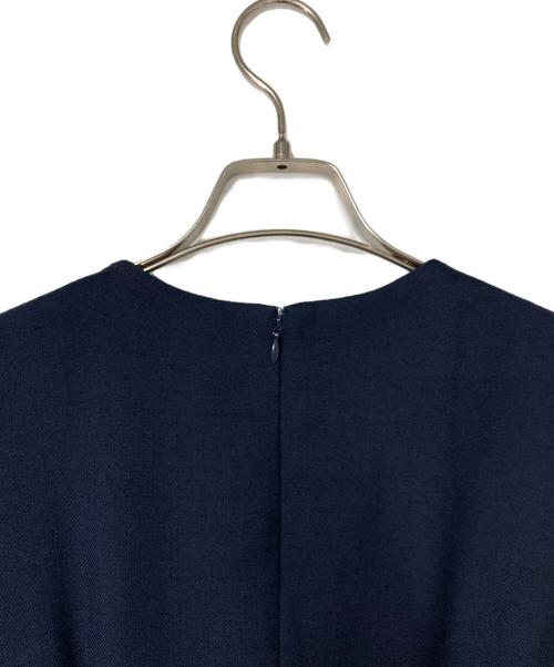 Demi-Luxe Beams（デミルクス ビームス）Demi-Luxe BEAMS (デミルクス ビームス) スラブツイード ワンピースセットアップ ネイビー サイズ:38の古着・服飾アイテム