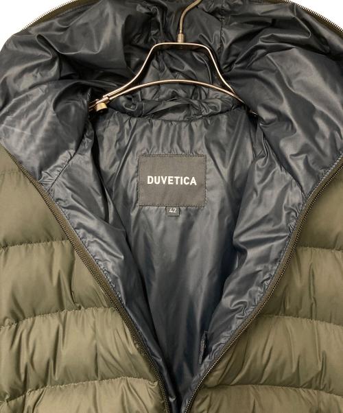 DUVETICA（デュベティカ）DUVETICA (デュベティカ) THIASEI フーデットダウンジャケット カーキ サイズ:42の古着・服飾アイテム