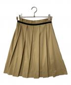 FRED PERRYフレッドペリー）の古着「PLEATED SKIRT」｜ベージュ