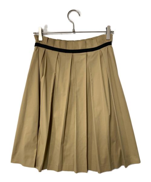FRED PERRY（フレッドペリー）FRED PERRY (フレッドペリー) PLEATED SKIRT ベージュ サイズ:10の古着・服飾アイテム