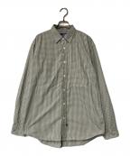 THE NORTHFACE PURPLELABELザ・ノースフェイス パープルレーベル）の古着「Regular Collar Gingham Field Shirt」｜ベージュ×ホワイト