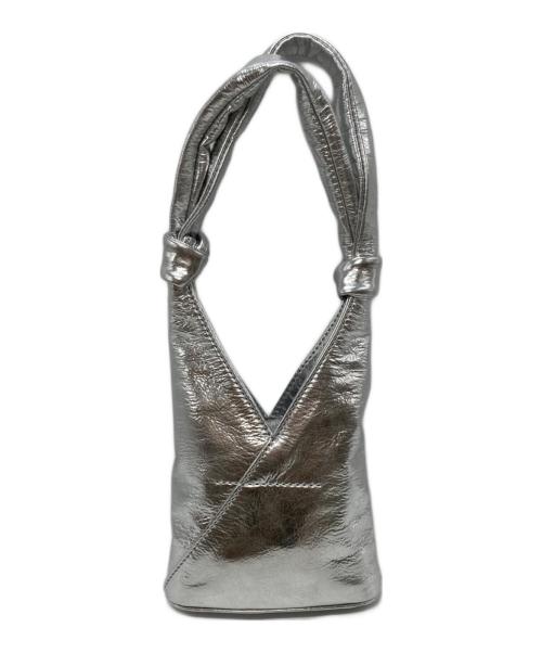 MM6 Maison Margiela（エムエムシックスメゾンマルジェラ）MM6 Maison Margiela (エムエムシックスメゾンマルジェラ) ミニハンドバッグ シルバーの古着・服飾アイテム
