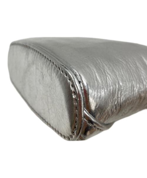 MM6 Maison Margiela（エムエムシックスメゾンマルジェラ）MM6 Maison Margiela (エムエムシックスメゾンマルジェラ) ミニハンドバッグ シルバーの古着・服飾アイテム
