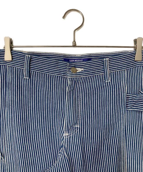 COMME des GARCONS JUNYA WATANABE MAN（コム デ ギャルソン ジュンヤ ワタナベ マン）COMME des GARCONS JUNYA WATANABE MAN (コム デ ギャルソン ジュンヤ ワタナベ マン) ヒッコリーパンツ インディゴ サイズ:Mの古着・服飾アイテム