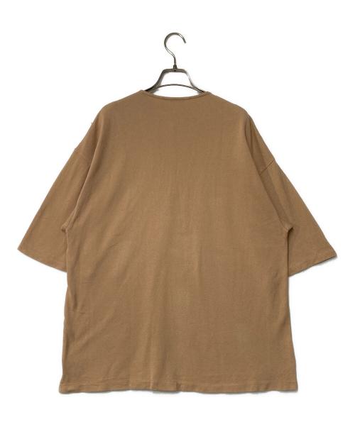 AURALEE（オーラリー）AURALEE (オーラリー) SUPER SOFT PIQUE HENLEY NECK ベージュ サイズ:4の古着・服飾アイテム