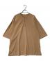 AURALEE（オーラリー）の古着「SUPER SOFT PIQUE HENLEY NECK」｜ベージュ