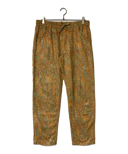 Needles（ニードルズ）Needles (ニードルズ) ペイズリー柄イージーパンツ イエロー×グリーン サイズ:Mの古着・服飾アイテム