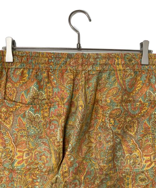 Needles（ニードルズ）Needles (ニードルズ) ペイズリー柄イージーパンツ イエロー×グリーン サイズ:Mの古着・服飾アイテム