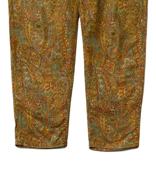 Needles（ニードルズ）Needles (ニードルズ) ペイズリー柄イージーパンツ イエロー×グリーン サイズ:Mの古着・服飾アイテム