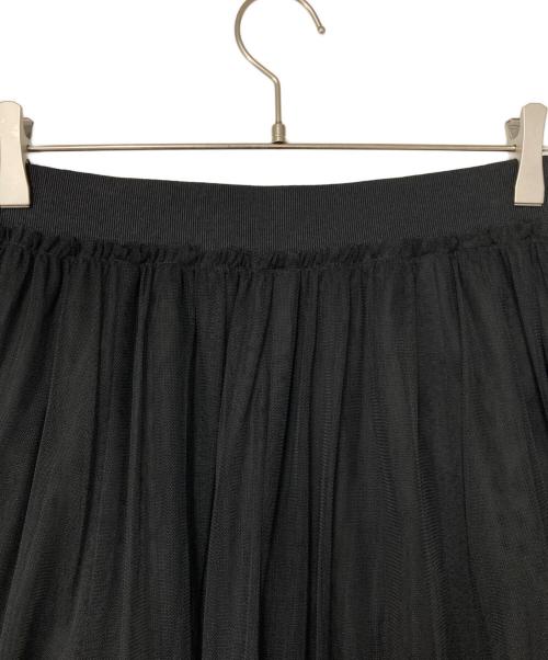 Spick and Span（スピック＆スパン）Spick and Span (スピックアンドスパン) チュールスカート ブラック サイズ:38の古着・服飾アイテム