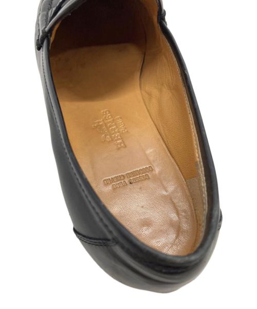 HERMES（エルメス）HERMES (エルメス) Hロゴ コンスタンス ローファー ブラック サイズ:37の古着・服飾アイテム