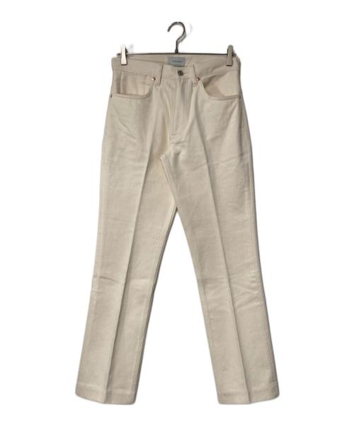 TANAKA（タナカ）TANAKA (タナカ) SLIM JEAN TROUSERS アイボリー サイズ:28の古着・服飾アイテム