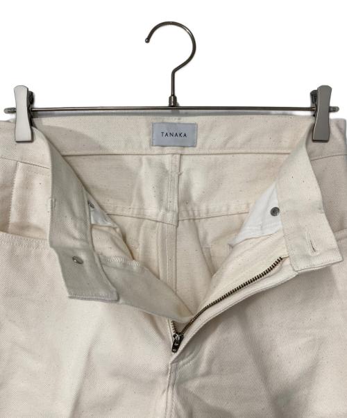 TANAKA（タナカ）TANAKA (タナカ) SLIM JEAN TROUSERS アイボリー サイズ:28の古着・服飾アイテム