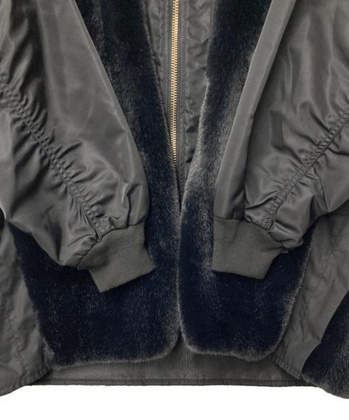 etsinta（エシンタ）etsinta (エシンタ) ファー切替ジャケット ブラック サイズ:ONEの古着・服飾アイテム