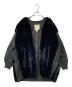 etsinta（エシンタ）の古着「ファー切替ジャケット」｜ブラック