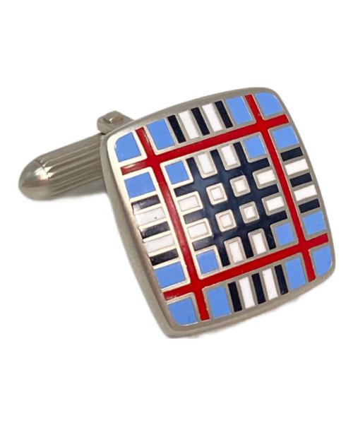 BURBERRY（バーバリー）BURBERRY (バーバリー) チェック柄カフス ブラック×ブルー サイズ:表記なしの古着・服飾アイテム