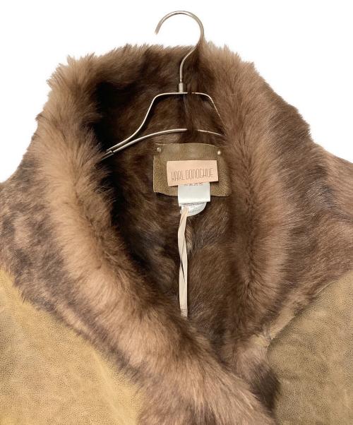 Karl Donoghue（カールドノヒュー）Karl Donoghue (カールドノヒュー) EXCLUSIVE TOSCANA LAMBSKIN BUTTON SHRUG ブラウン サイズ:表記なしの古着・服飾アイテム