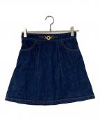 patouパトゥ）の古着「デニムミニスカート」｜インディゴ