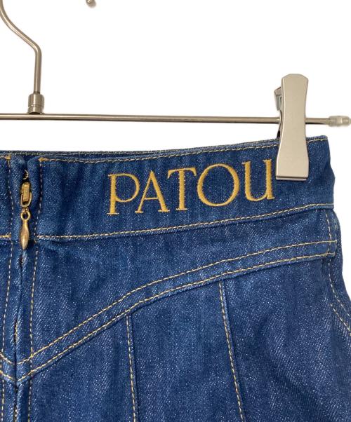patou（パトゥ）Patou (パトゥ) デニムミニスカート インディゴ サイズ:36の古着・服飾アイテム