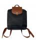 LONGCHAMP（ロンシャン）の古着「LE PLIAGE ル プリアージュ リュック」｜ブラック
