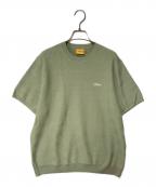 Dimeダイム）の古着「Wave Knit SS Shirt　」｜グリーン