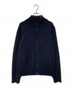 Maker's Shirt 鎌倉メーカーズシャツカマクラ）の古着「スタンドカラーカーディガン」｜ネイビー