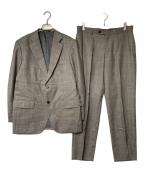 Le Chicル・シック）の古着「Super100's グレンチェック 2Bスーツ」｜グレー